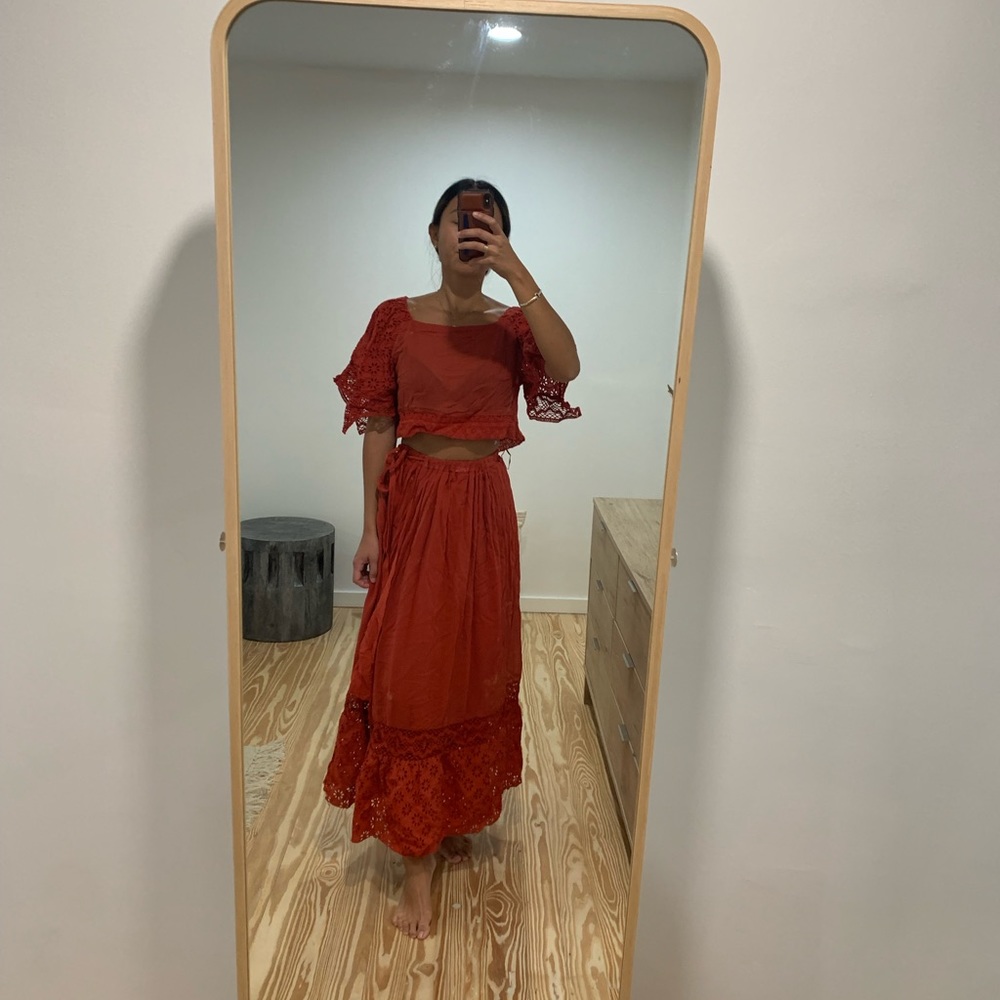 Free People Two Piece Set (Top + Skirt)